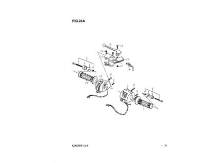 15 - páčka L. (černá)