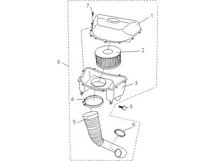 09-1 - filtr vzduchu airbox