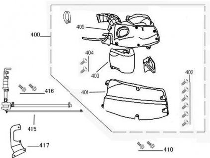 400 - filtr vzduchu airbox