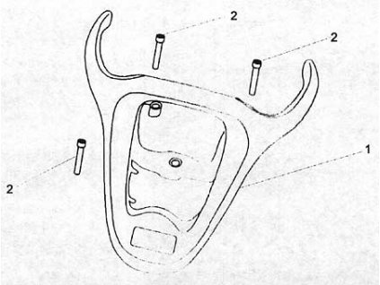 01 - nosič zadní (červená met.)