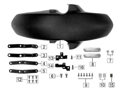 10 - matice plech M6