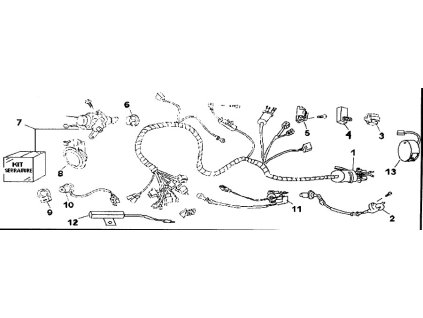 02-1 - cívka zapalovací sestava