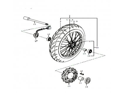 01-1 - kolo přední R17 SM