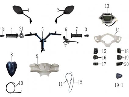 12 - bowden propojovací