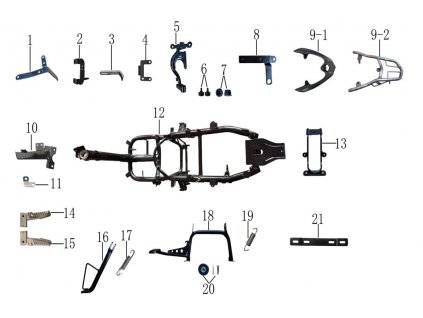 04 - držák konektoru diagnostiky