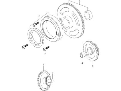 01 - kolo ozubené převodu startéru I