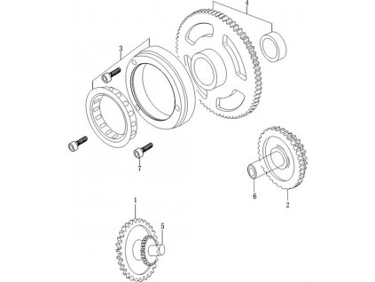 01 - kolo ozubené převodu startéru I