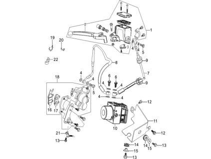 08 - brzdová hadice přední II