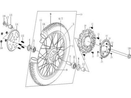 09 - pneu zadní 130/70 R17