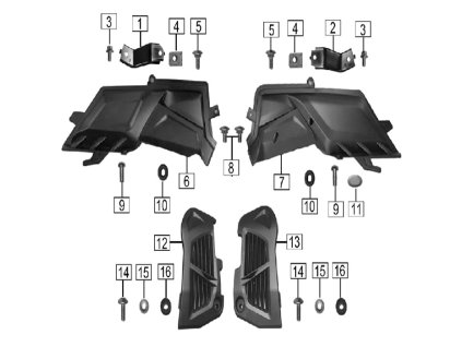 02 - držák krytu bočního P.