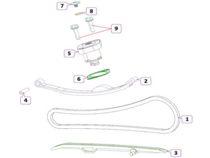 04 - čep lišty napínací