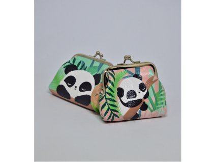 Mini peněženka Panda (Varianta růžová peněženka)