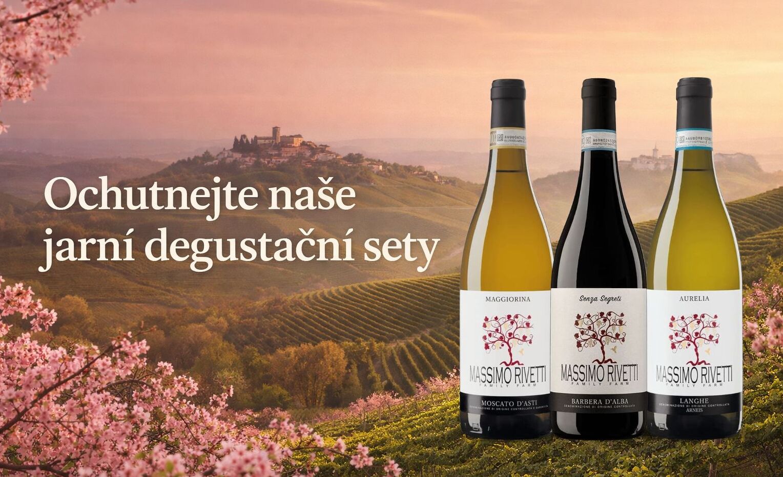 Jarní degustační sety z Piemontu
