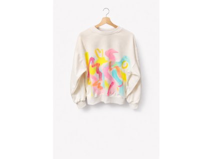 Mikina Abstract Brush 1 klasicky strih