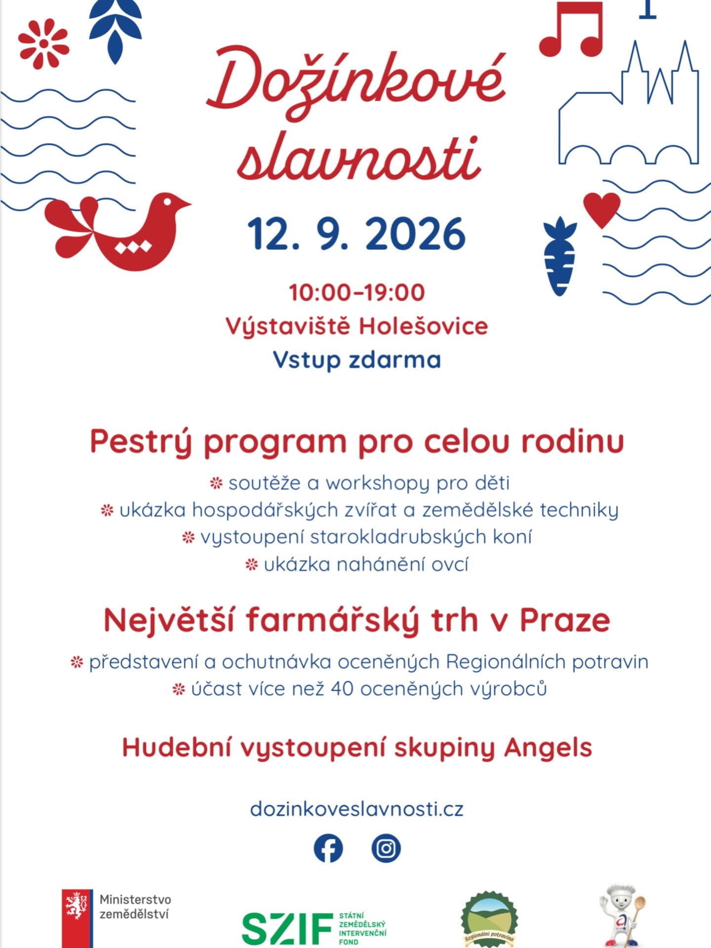 Dožínkové slavnosti Praha 12.9.2026