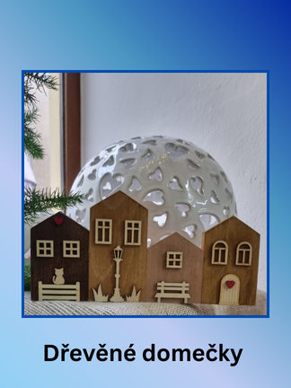 Dřevěné domečky