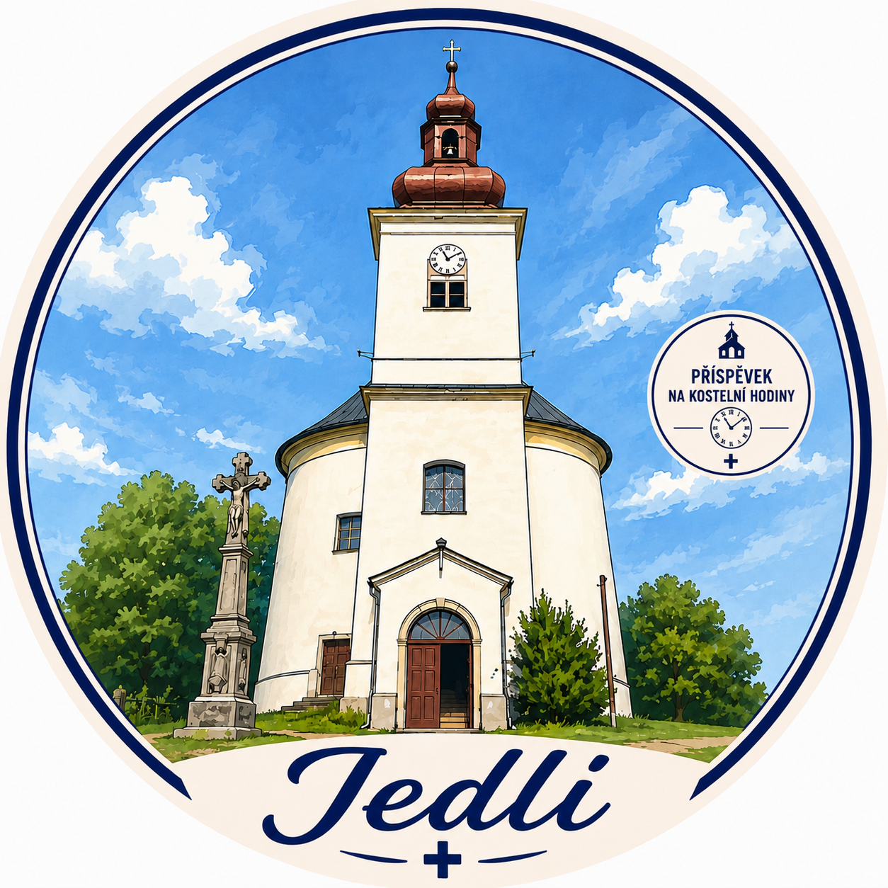 Věžní hodiny v Jedlí pro budoucí generace