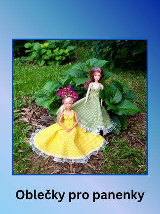 Oblečky pro panenku typu Barbie a Kena