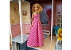 Dlouhé šaty pro panenku Barbie