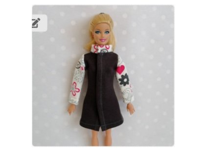 Barbie oblečky pro panenky originální české - kabátek - různé vzory