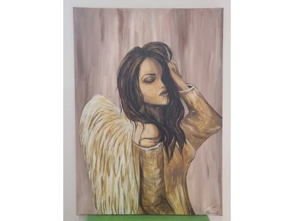 Andělský obraz - obraz akryl na plátně