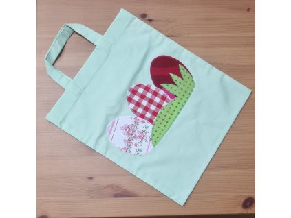 Zelená taška s velikonočními vajíčky - na výslužku