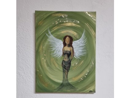 Anděl sebedůvěry - Andělský obraz - obraz akryl na plátně 30x40