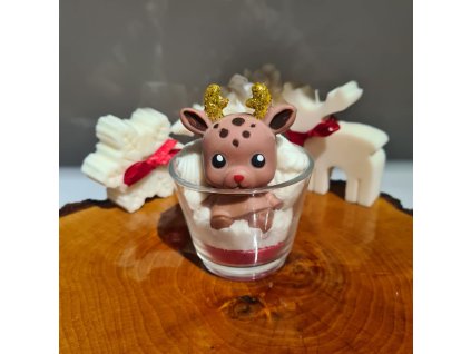 Veselý sobík ve skle - vonná svíčka