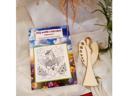 Andělské omalovánky - Můj anděl v barvách - Malujeme JÁ a TY