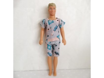 Sportovní kopmpet pro panenku typu Kena - šedý