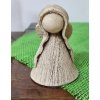 Keramický andělíček zvoneček šamotový