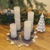 Adventní svícen - HVĚZDA - barevná keramika 3