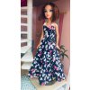 Barbie - dlouhé šaty modré 2