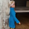 Barbie - oblečky pro panenky originální český - kabátek  modrý 2