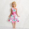 Barbie - oblečky pro panenku - krátké šaty - mix 1