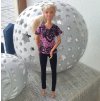 Barbie - oblečky pro panenku originální české - sportovní komplet dlouhé kalhoty - mix 4