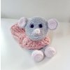 Pyžamožrout - háčkovaná myš