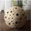 Keramická koule na svíčku s hvězdami a kometami (30 cm)
