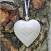 Keramické plastické srdce na zavěšení 2