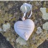 Keramické plastické srdce na zavěšení 7