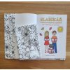 Látkový obal A4, A5 na učebnici, sešit, slabikář (univerzální) - květy 2
