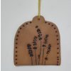Keramická cedulka s levandulí 1