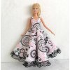 Oblečky pro panenku Barbie - šaty dlouhé s krajkou mix 10
