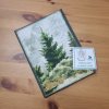 Látkový obal na knihu - les (zelený) - A5 tmavý