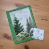 Látkový obal na knihu - les (zelený) - A5 sv 2