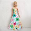 Barbie - české originální oblečky pro panenku - šaty dlouhé s barevnými květy
