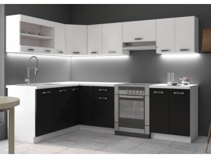 Kuchyňská linka Omega - Sestava 1 - vč. prac. desek