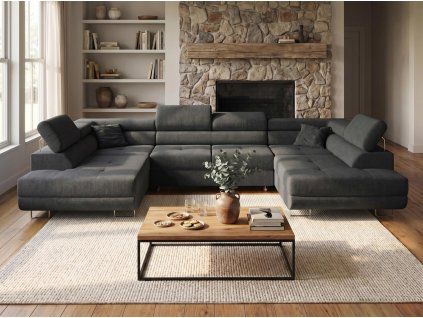 Sedací souprava Tony U - Monolith 92