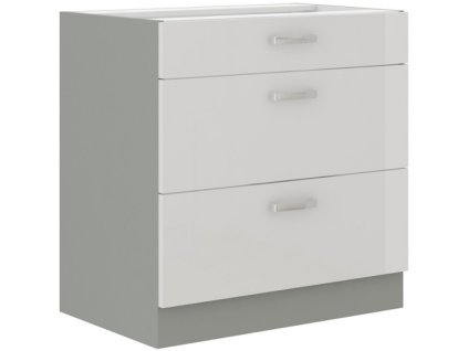 Kuchyňská skříňka Bianca - dolní 80 D 3S šuplíková PREMIUM BOX