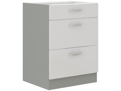 Kuchyňská skříňka Bianca - dolní 60 D 3S šuplíková PREMIUM BOX